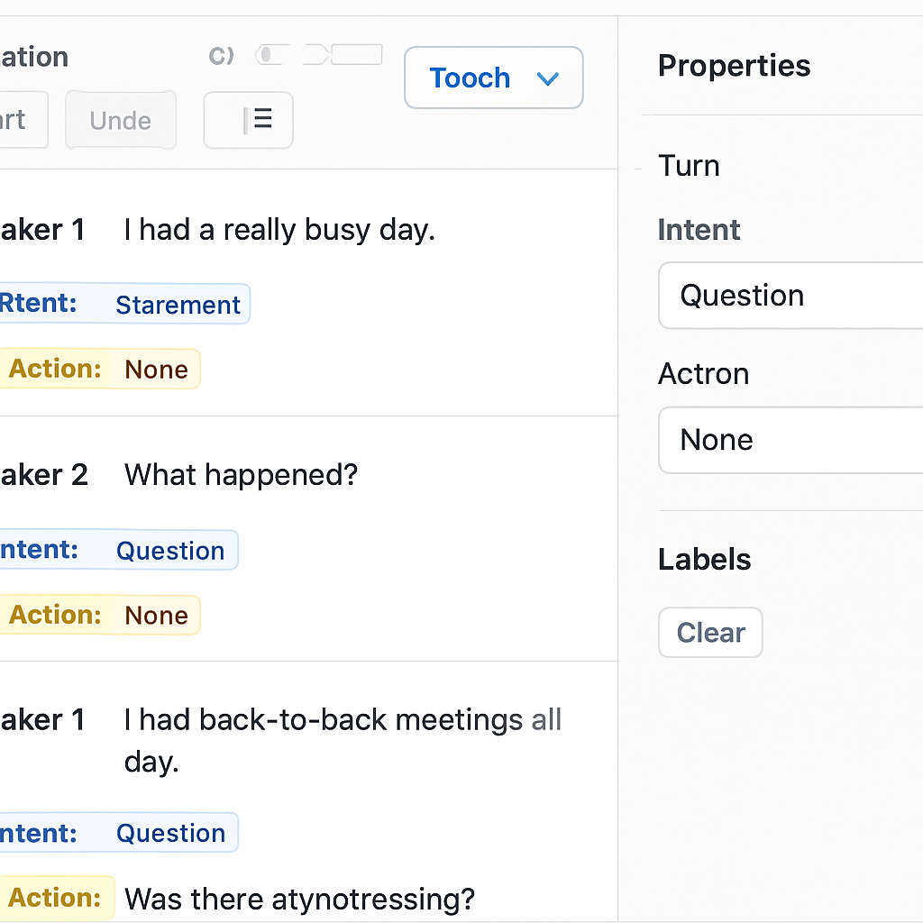 Dialogue annotation