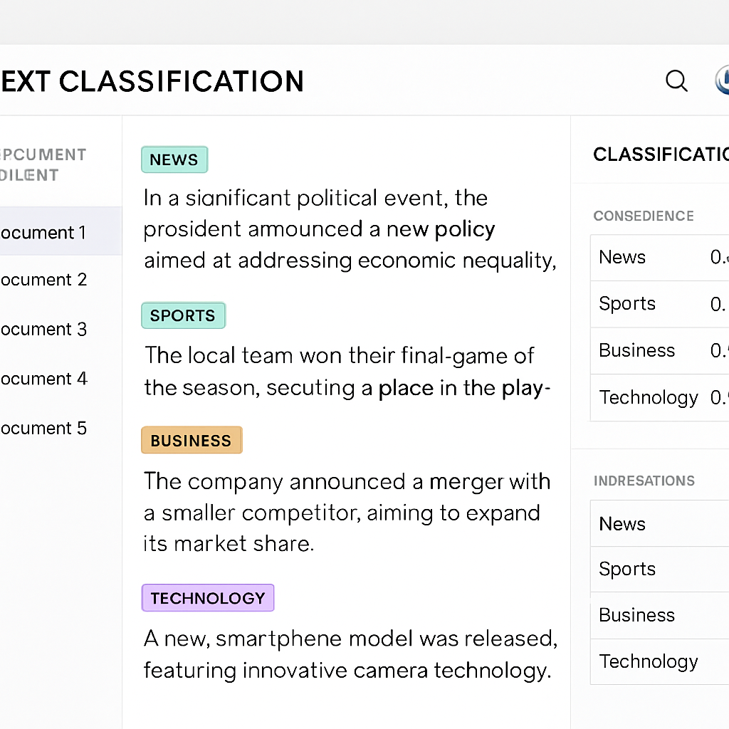 Text classification